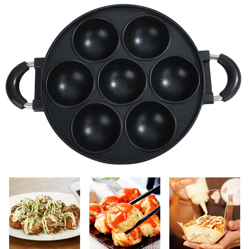 Cast Iron Corn - 7 delik kek pişirme kazanı dökme
