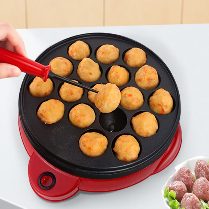 Takoyaki Grill Plate - 220 V AB/AU/İNGILTERE Chibi Maruko Pişirme