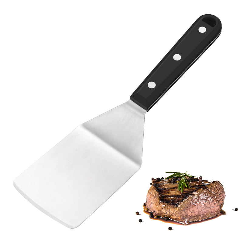 Okonomiyaki Spatula - Paslanmaz çelik Kalbur spatula turner gözleme