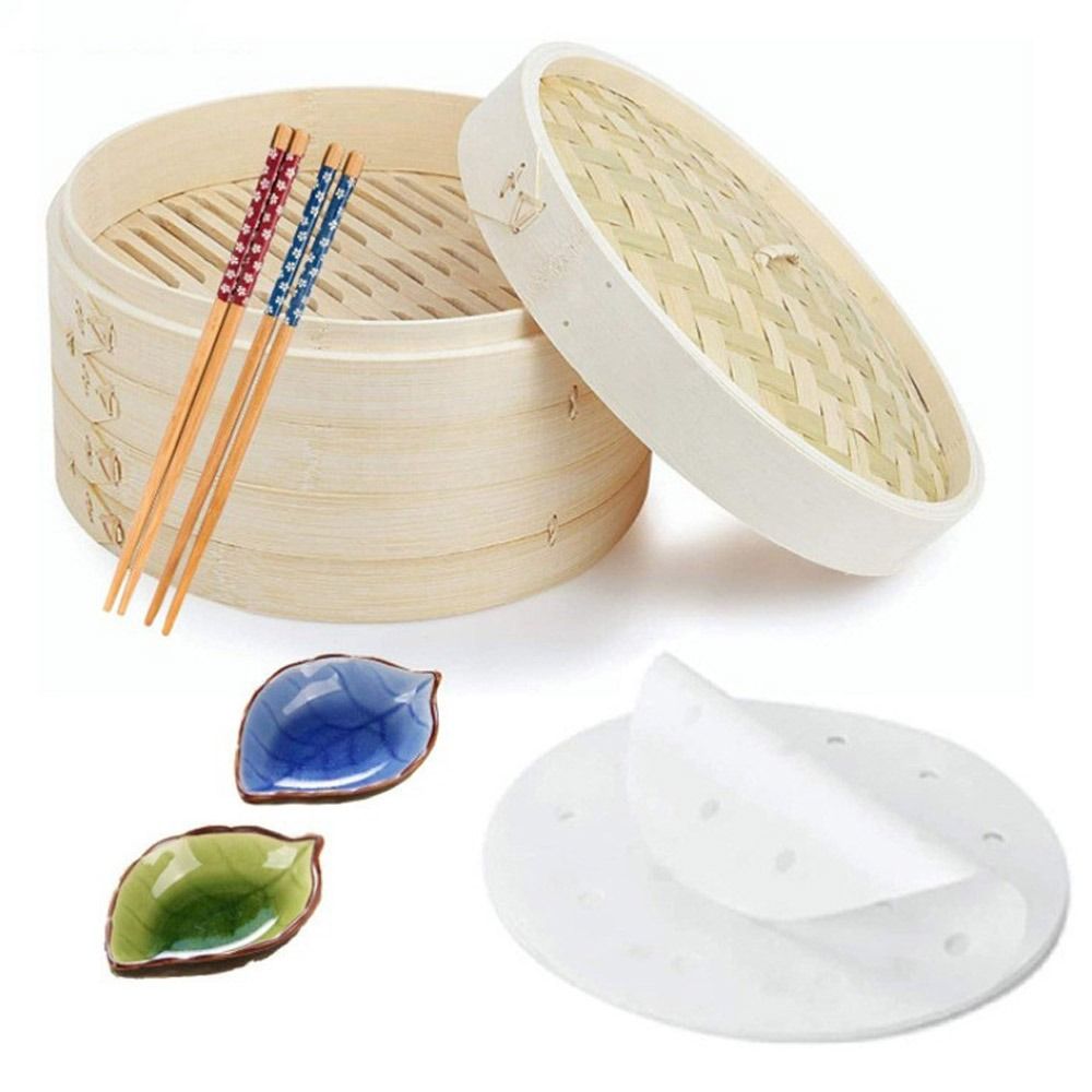 Çin Bambu Buharlı Pişirici, Di - Bao Steamer Bamboo incelemesi ve fiyatı
