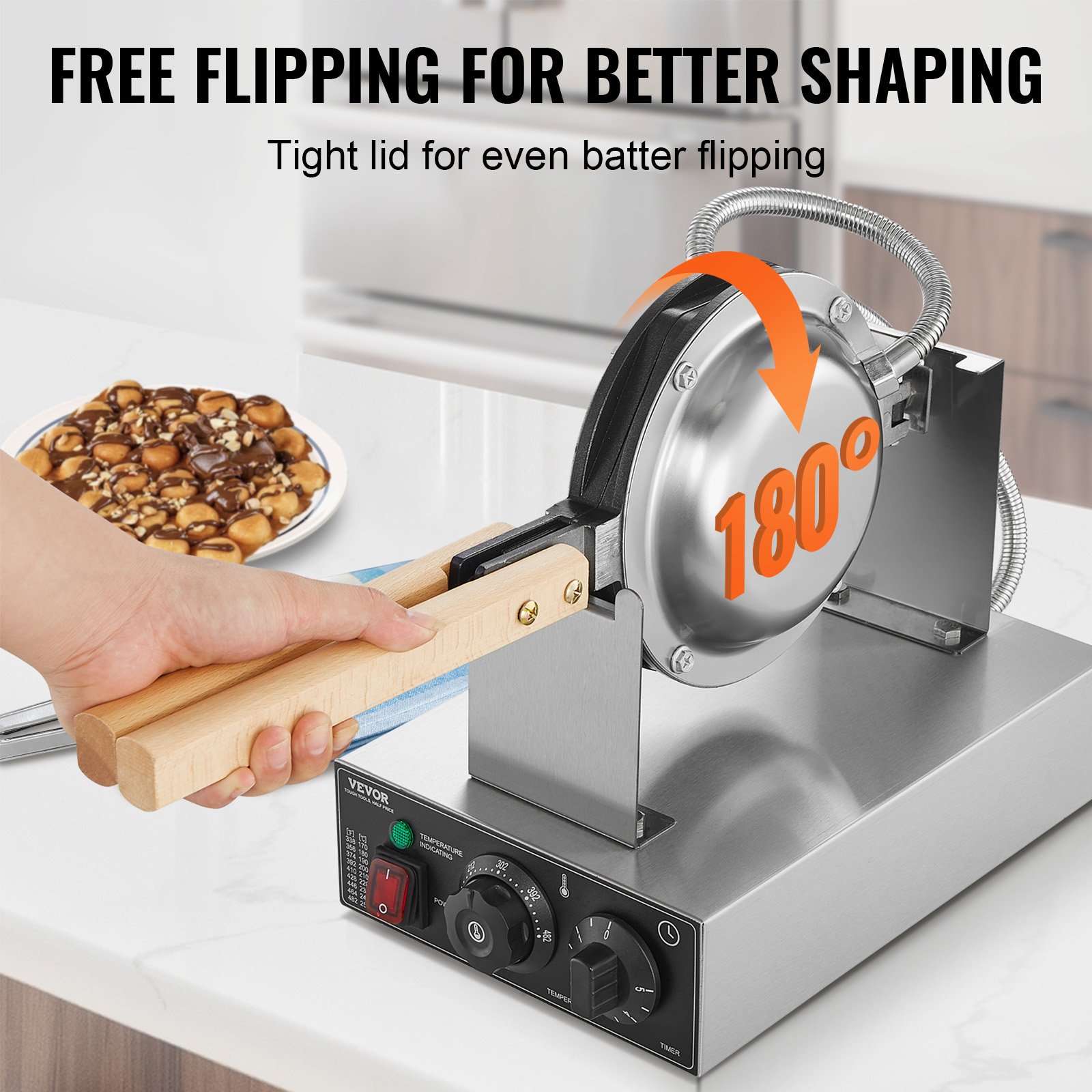 HomeWise Ticari Yumurta Kabarc - Egg Waffle Pan incelemesi ve fiyatı