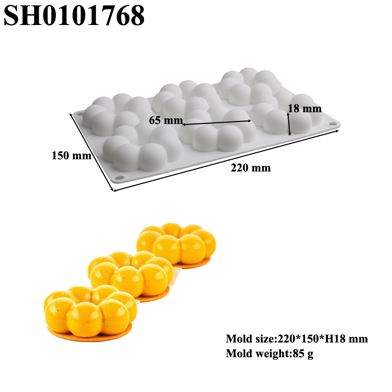 1 veya 6 Bölmeli Petal Şeklind - Donut Mold Silicone incelemesi ve fiyatı