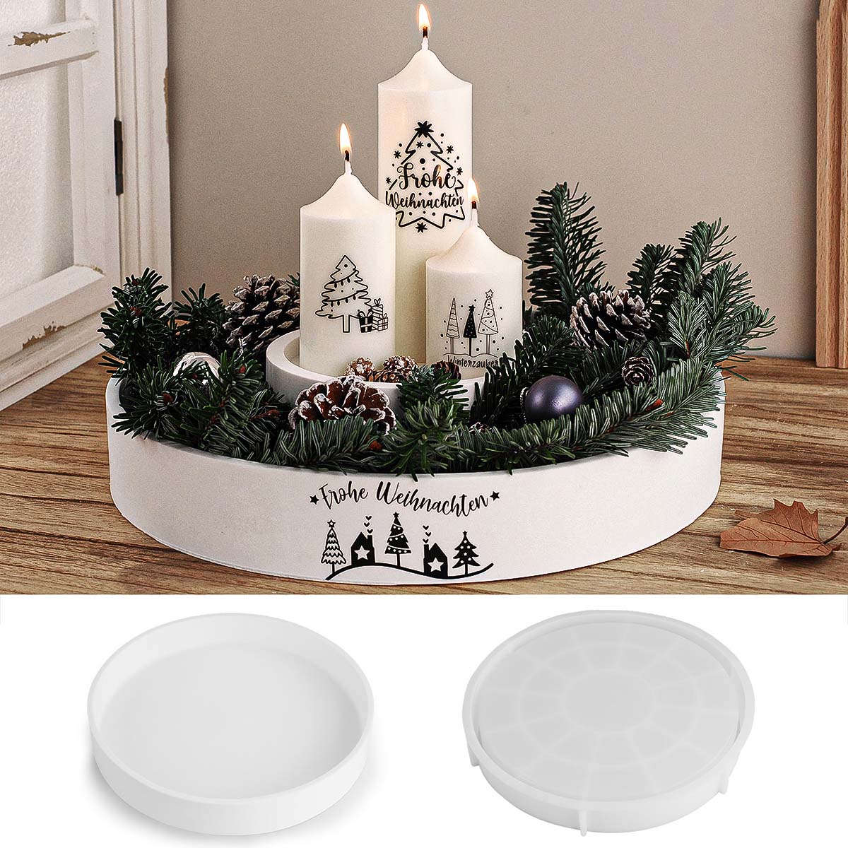 Beton Yuvarlak Mum Kasesi Sili - Potsticker Mold incelemesi ve fiyatı