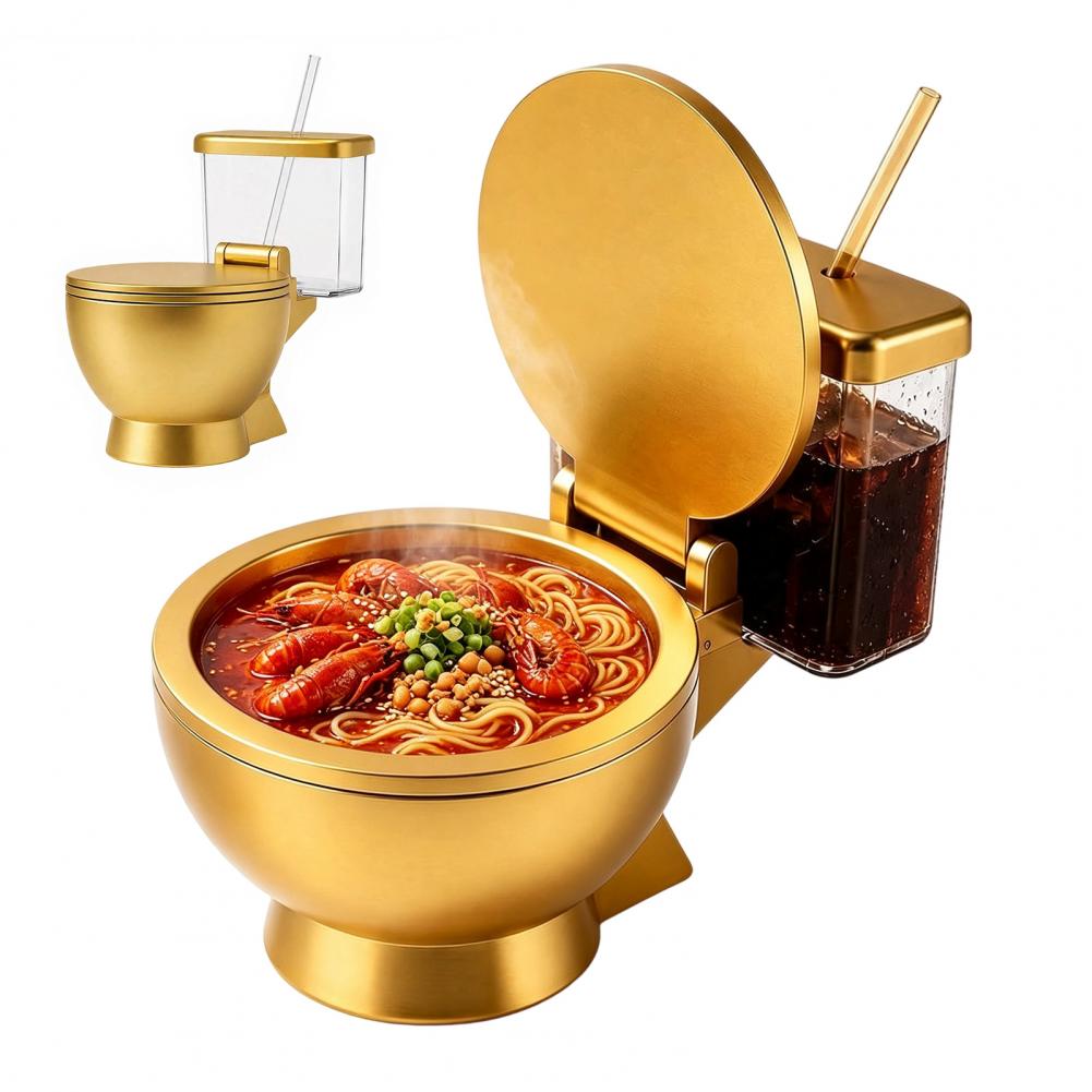 Tuvalet Şeklinde Ramen Kase Se - Dim Sum Basket incelemesi ve fiyatı