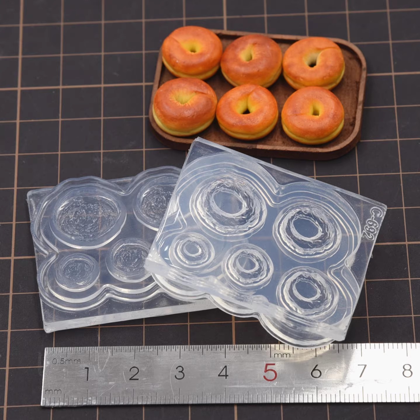 Polimer Kil Mini 3D Simit Ekme - Donut Mold Silicone incelemesi ve fiyatı