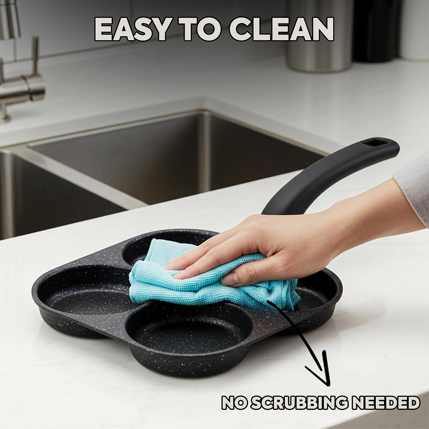 Yumurta kızartma tavası yapışm - Egg Waffle Pan incelemesi ve fiyatı